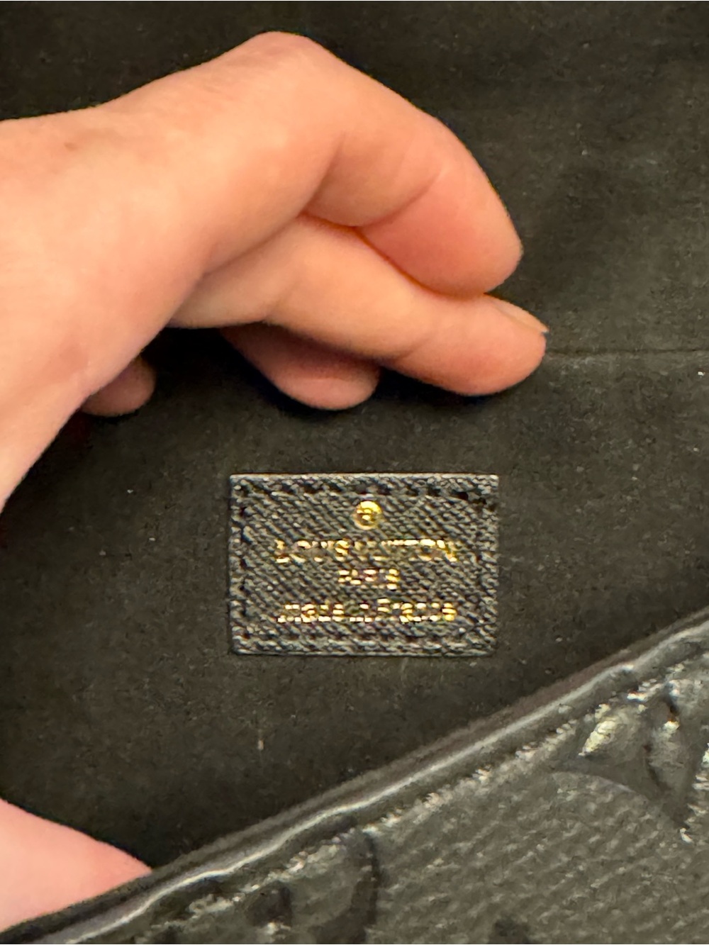 Black Monogram Crossbody - Picture 3 of 11
